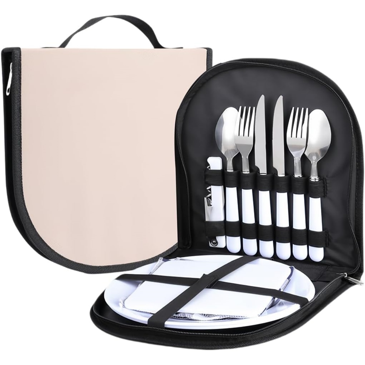 Camping Cooking Equipment Bag - Camping Travel Cooking Utensils Organizer Travel