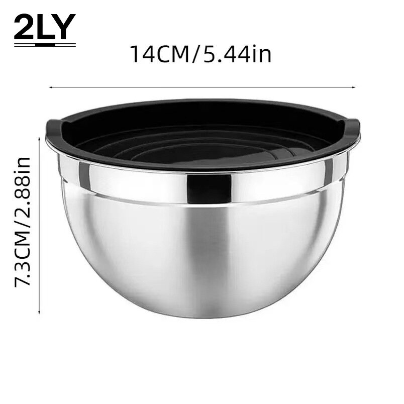 Camping Cooking Tool Set - Thickened Stainless Steel Mixing Bowls Set