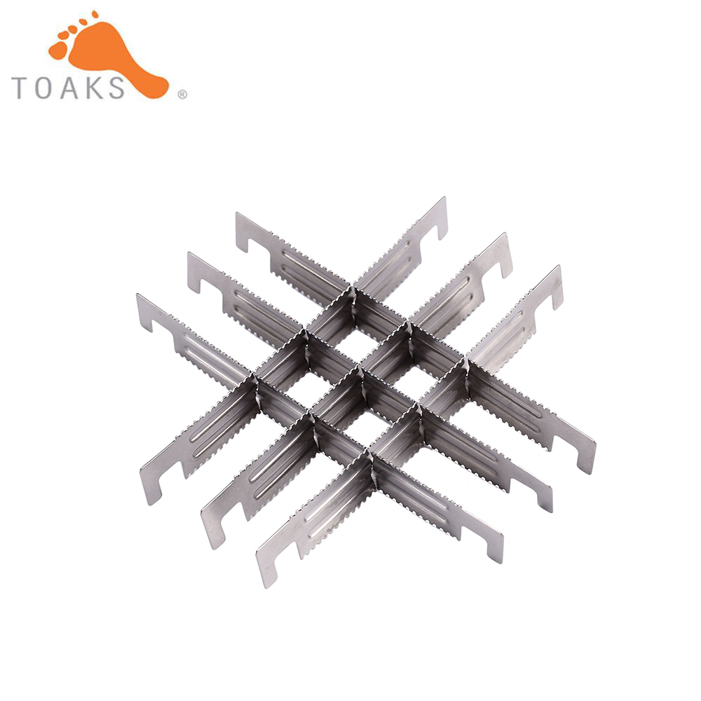 Camping Cooking Drawer - 2/4/6pcs TOAKS Outdoor Titanium Wood Stove