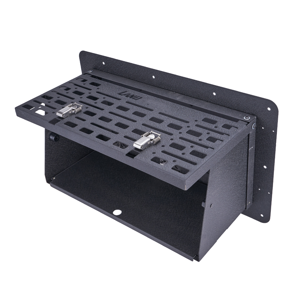 Camping Cooking Box - Alloy Rear Door Folding Drop Down