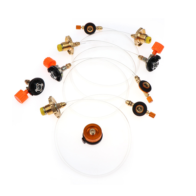 Camping Cooking Jet - Outdoor Gas Tank Inflation Valve Adapter