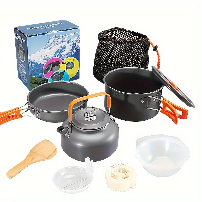 Camping Cooking Equipment Bag - Ultra-Light, Durable, Portable Outdoor Aluminum Alloy