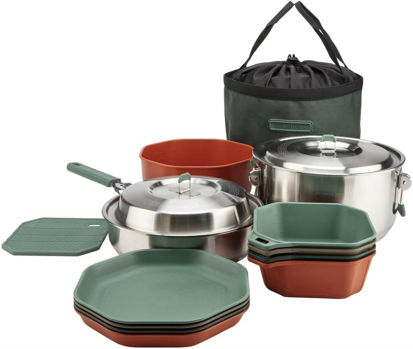 Camping Cooking Set For 4 - Outdoor Cooking Camping Cookware Set, Dishwasher