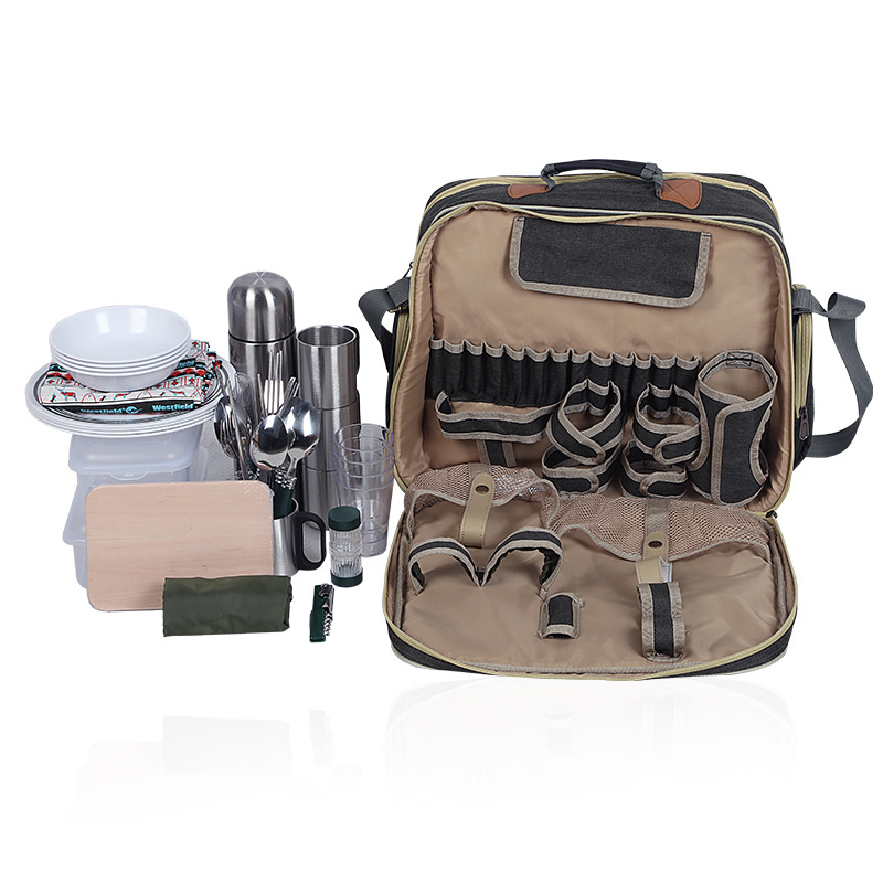 Portable Luxury Camping Picnic - Camping Cooking Set For 4 review and price