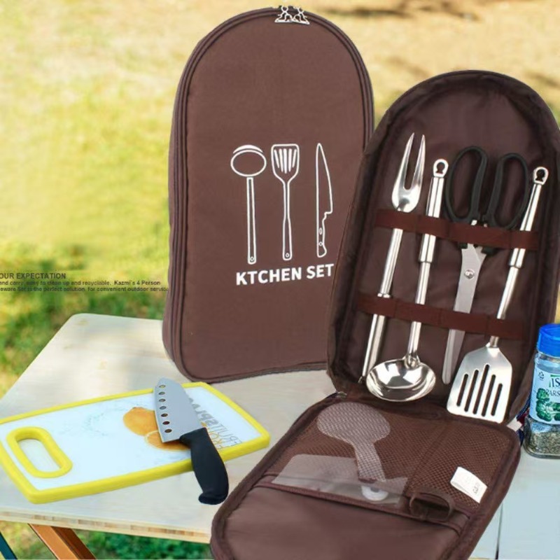 Camping Travel Cooking Utensil - Camping Cooking Equipment Bag review and price