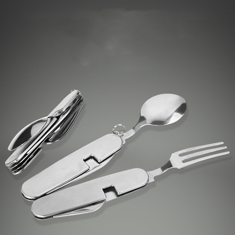 4 In 1 Outdoor Tableware Set C - Camping Cooking Set For 4 review and price