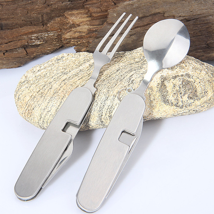 4 In 1 Outdoor Tableware Set C - Camping Cooking Set For 4 review and price