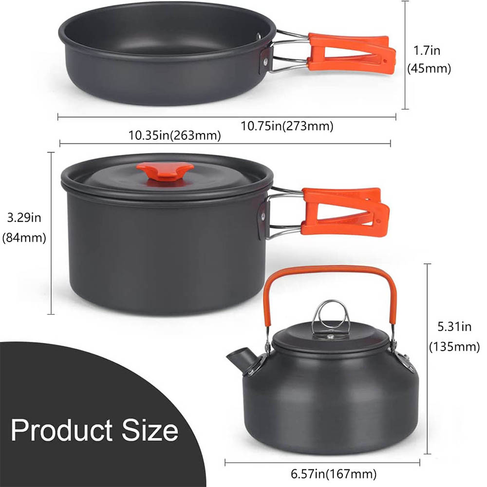 Aluminum Outdoor Camping Cookw - Camping Cooking Equipment Bag review and price