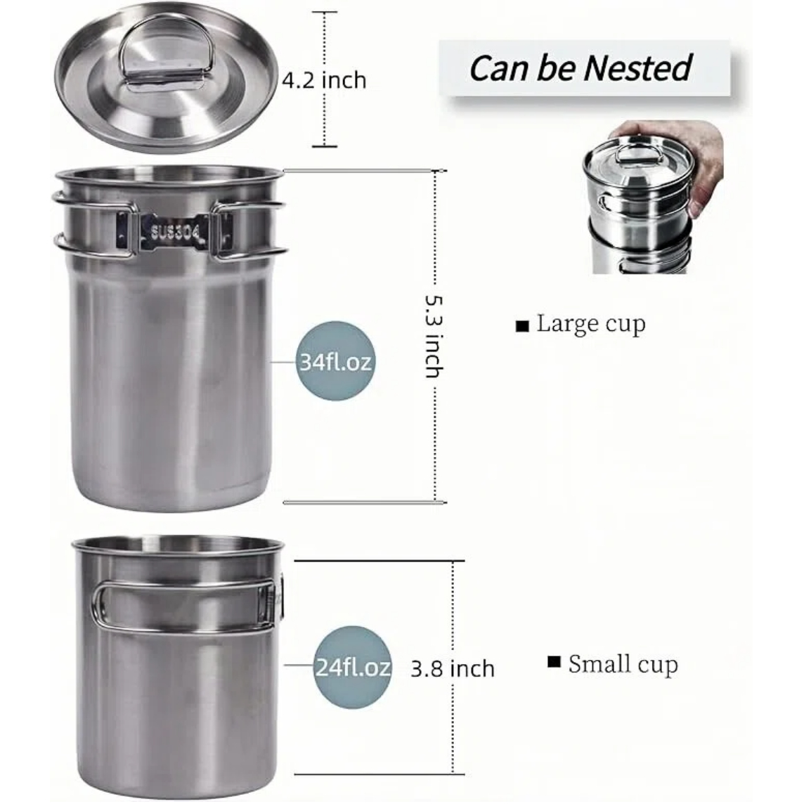 Foldable Camping Cups Mugs Cam - Camping Cooking Ware review and price