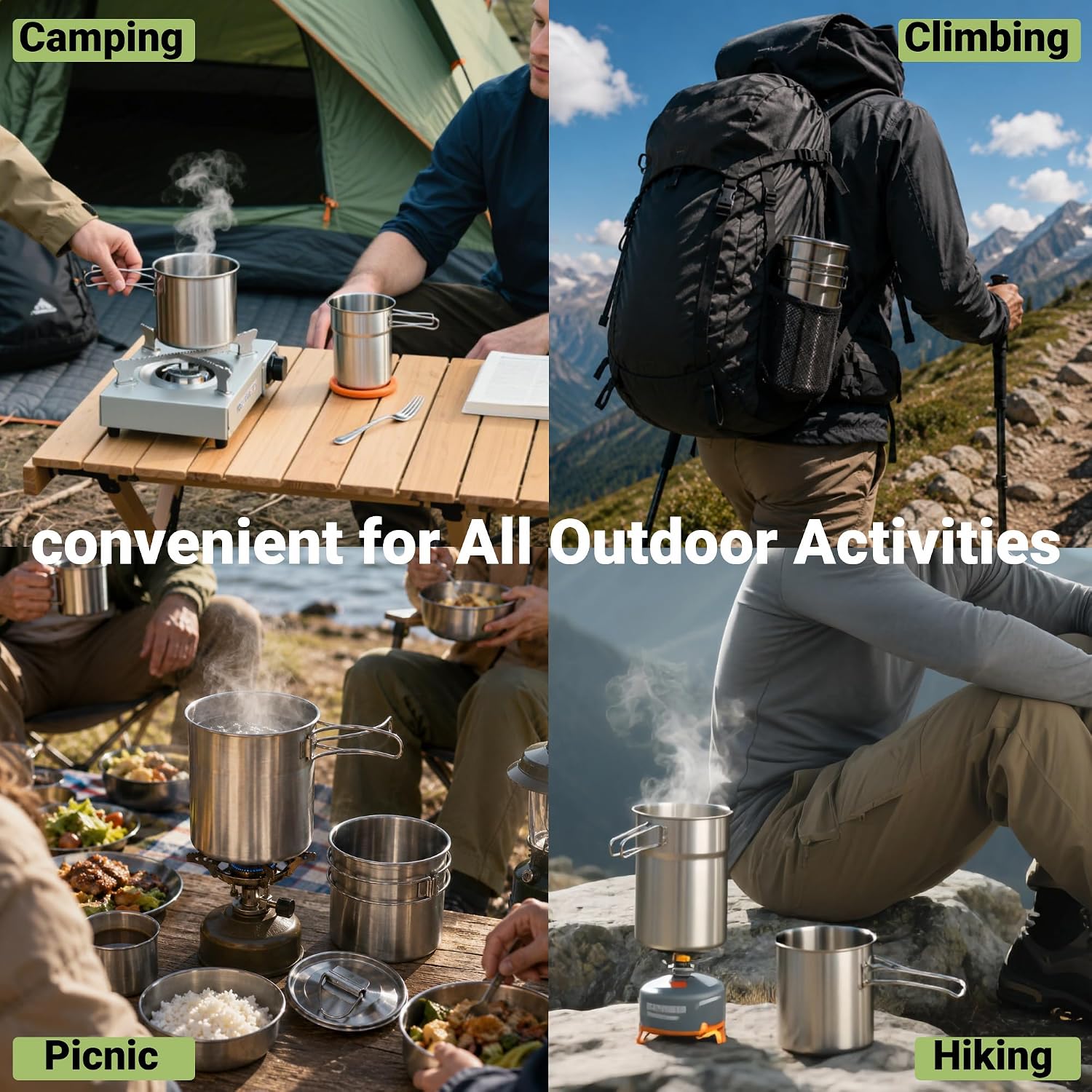 Foldable Camping Cups Mugs Cam - Camping Cooking Ware review and price