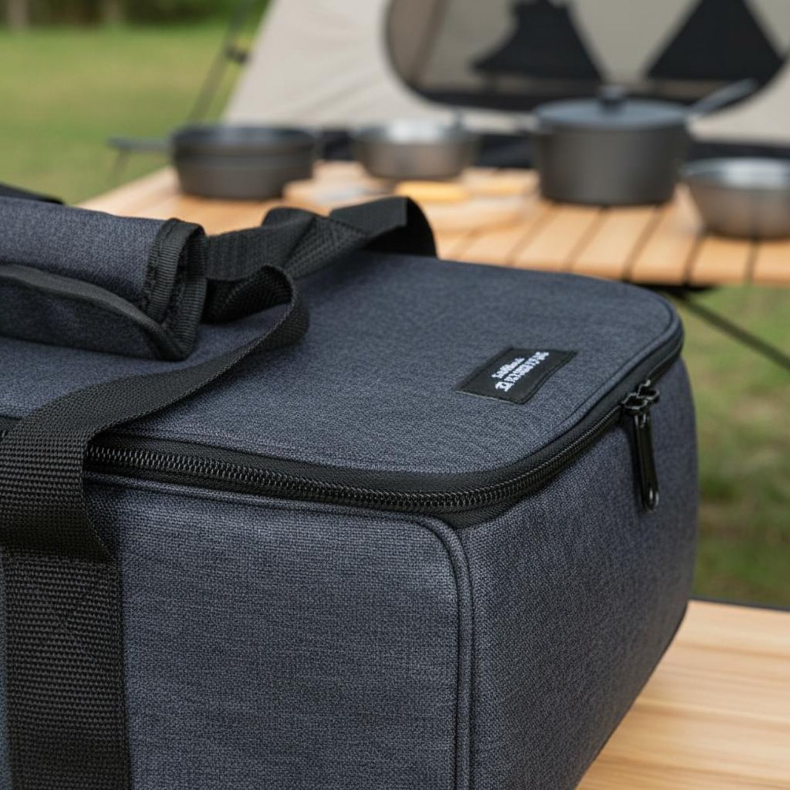 Outdoor Cookware Storage Bag L - Camping Cooking Equipment Bag review and price