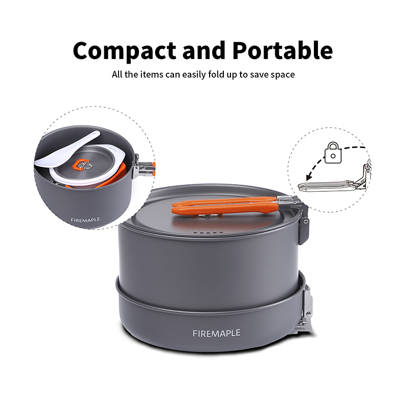 Fire Maple 4-5 Person Cookware - Camping Cooking Set For 4 review and price