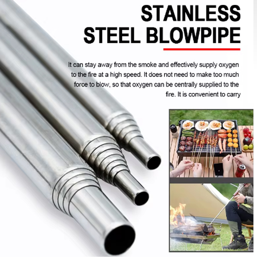 Stainless Steel Blowpipe Pocke - Camping Cooking Ware review and price