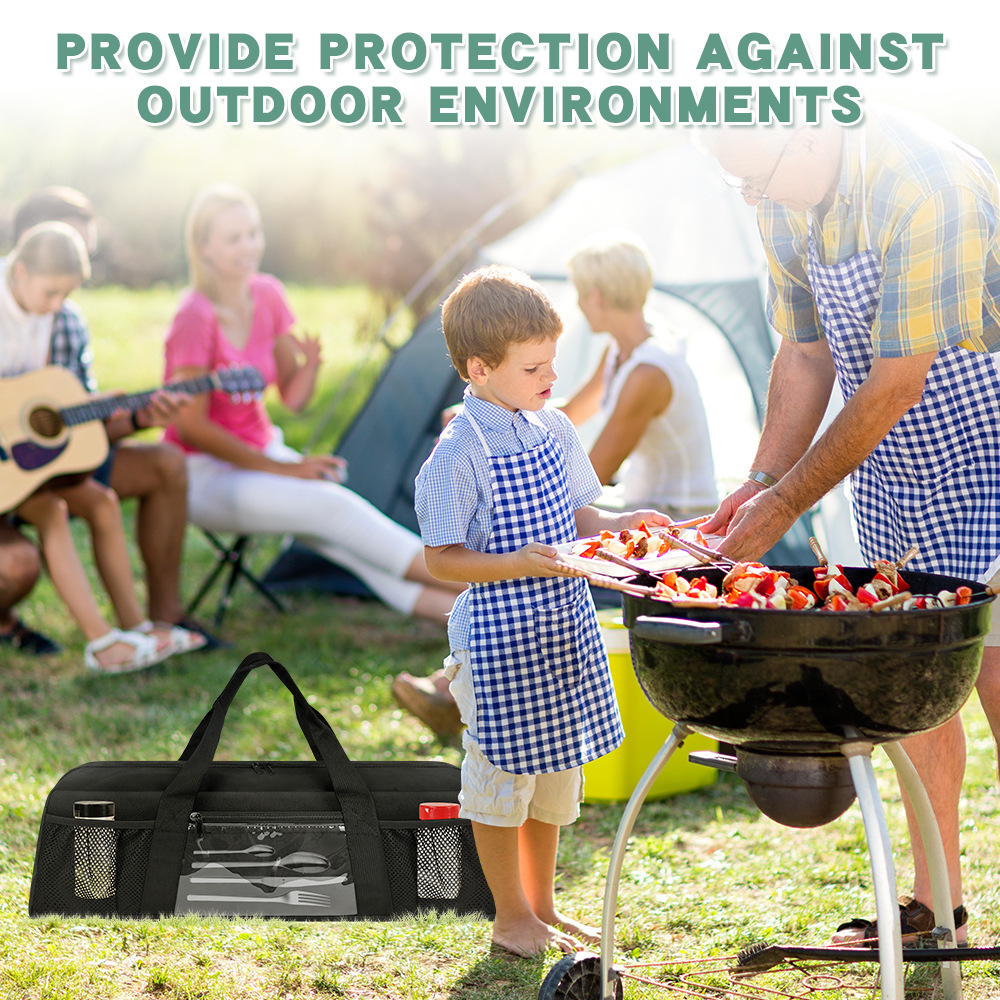 Durable Barbecue Utensils Stor - Camping Cooking Equipment Bag review and price