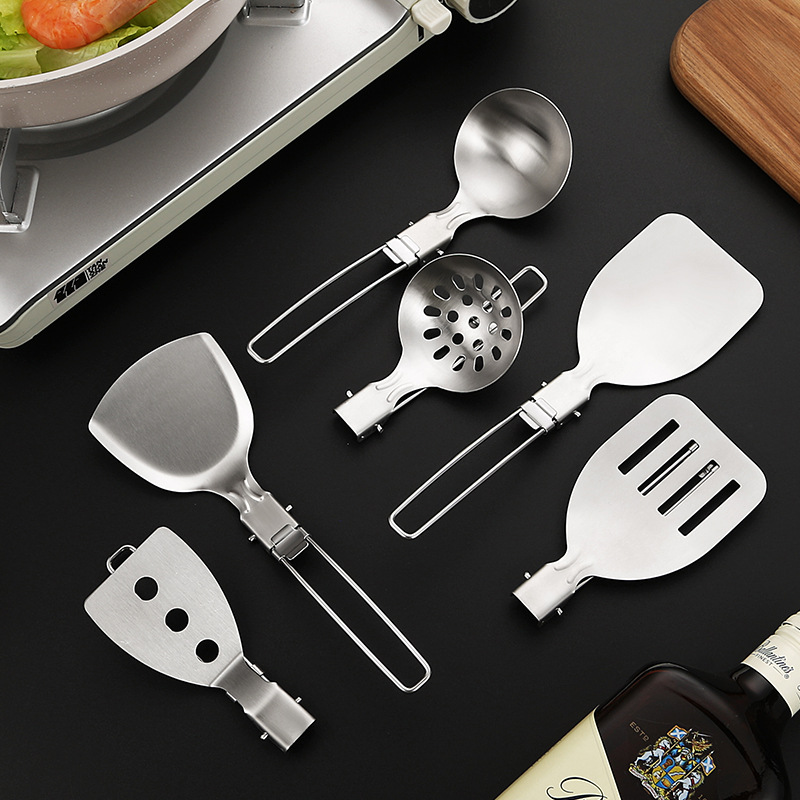 4PCS Outdoor Folding Kitchenwa - Camping Cooking Set For 4 review and price