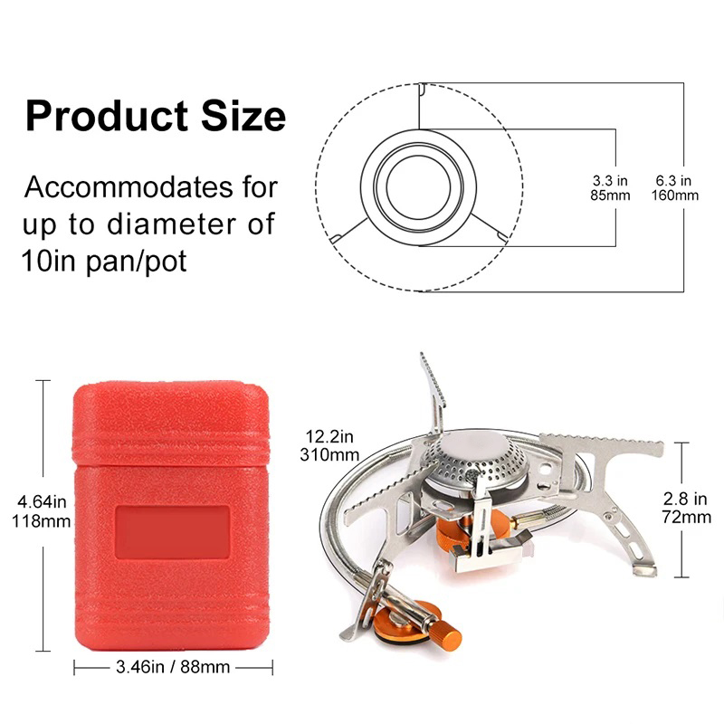 Camping Gas Stove Portable Fol - Camping Cooking Equipment Bag review and price