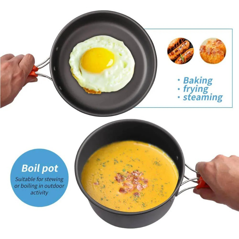 Camping Cooking Set, Outdoor K - Camping Cooking Equipment Bag review and price