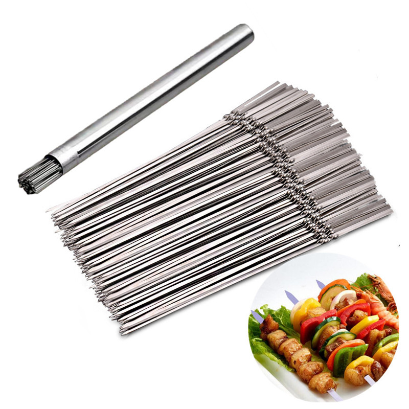 Stainless Steel Barbecue Skewe - Camping Cooking Candle review and price