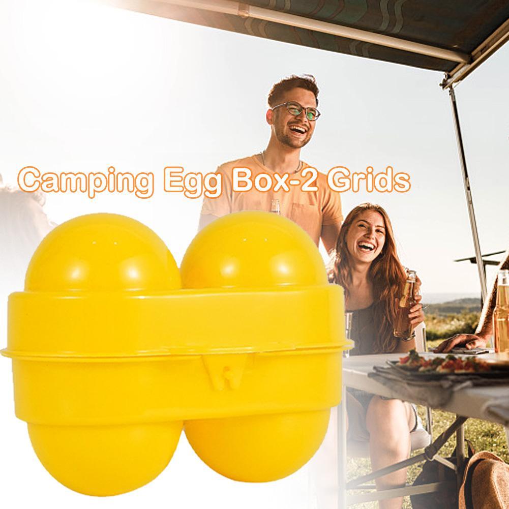 2 Grid Egg Storage Box Contain - Camping Cooking Box review and price