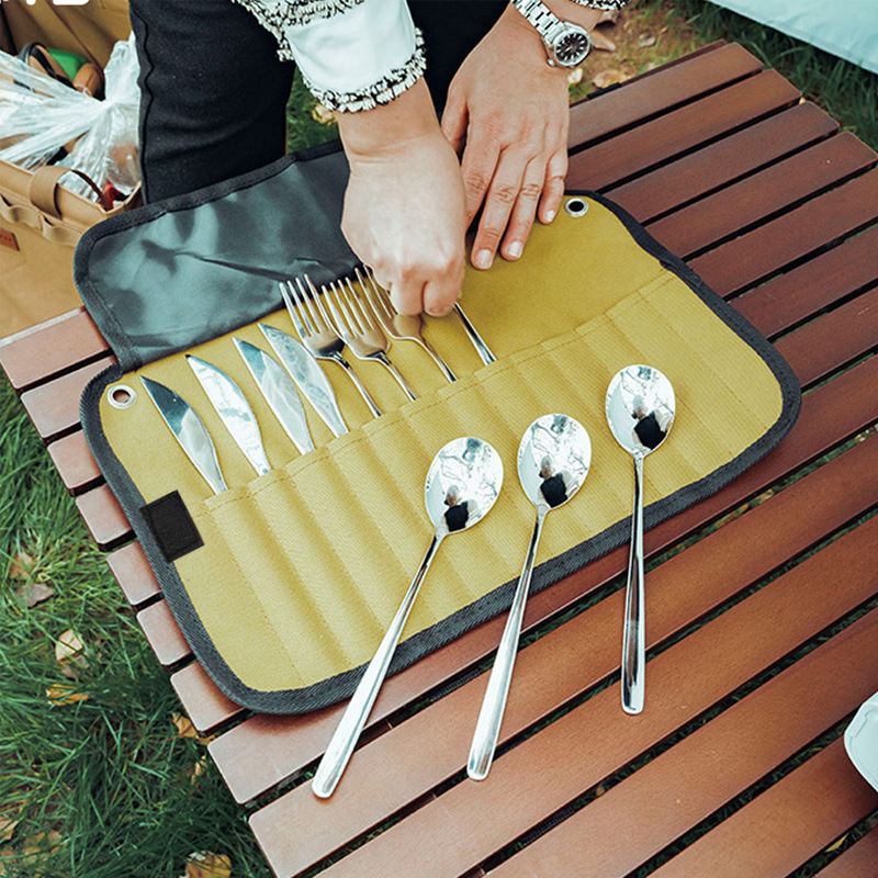 Portable outdoor cutlery stora - Camping Cooking Equipment Bag review and price