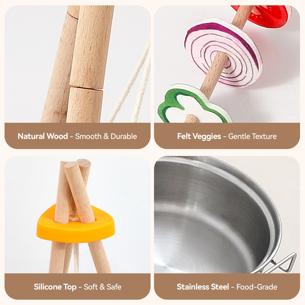 Montessori Cooking Experience  - Camping Cooking Set For 4 review and price