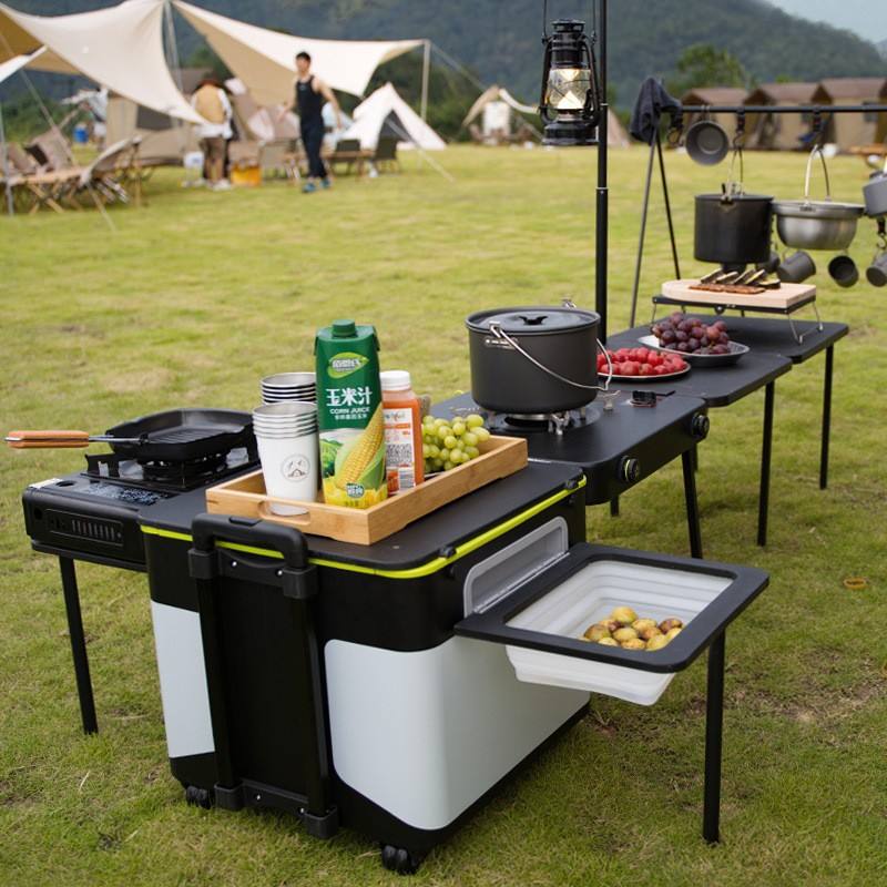 Multi-functional Integrated Be - Camping Cooking Bench review and price