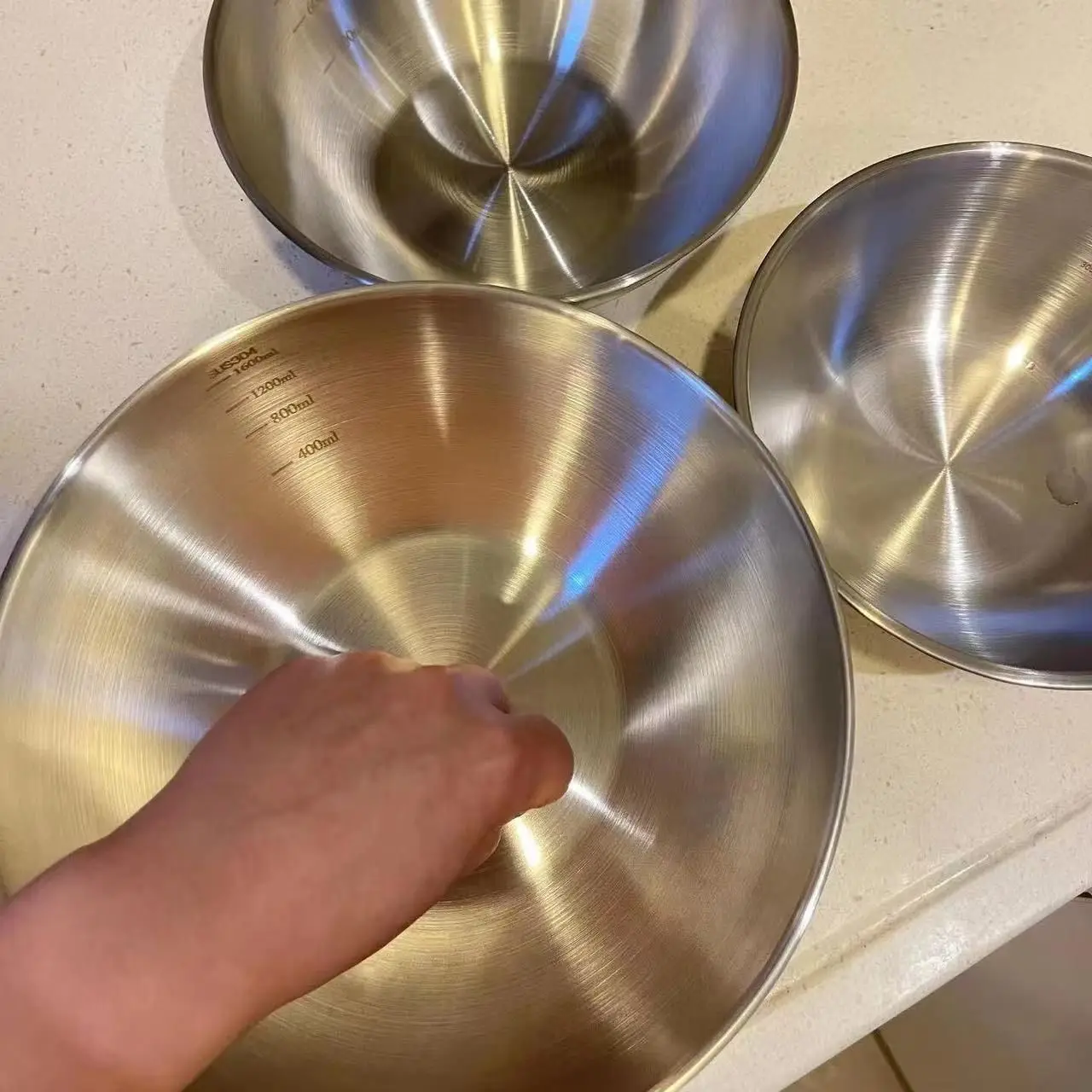 1-3 Stainless Steel Bowl Set w - Camping Cooking Tool Set review and price