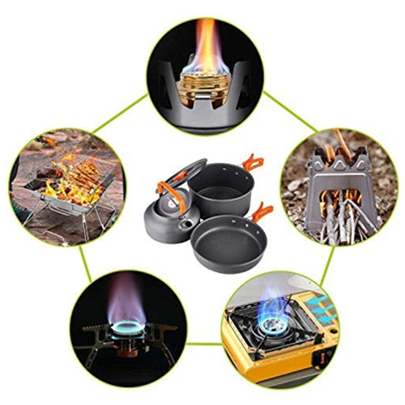 2~3 Person Outdoor Camping and - Camping Cooking Set 2 Person review and price
