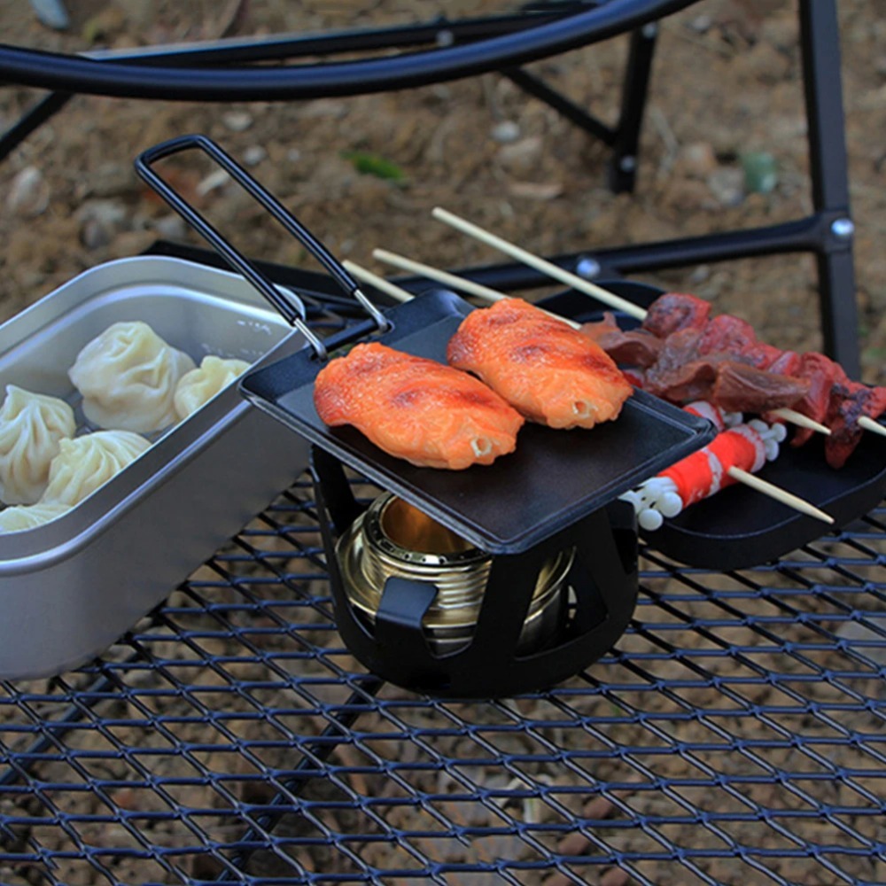Camping Frying Pan Outdoor Por - Camping Cooking System review and price