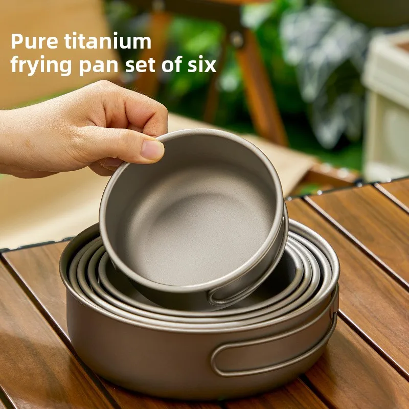 Titanium Outdoor Pot Set Picni - Camping Cooking Lightweight review and price