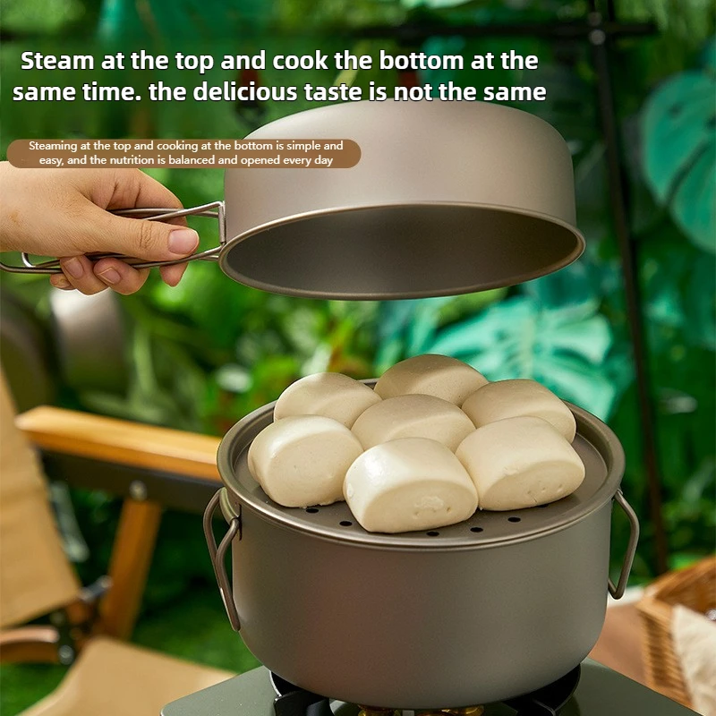 Titanium Outdoor Pot Set Picni - Camping Cooking Lightweight review and price