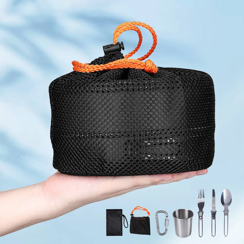Camping Cookware Kit Kettle Po - Camping Cooking Lightweight review and price