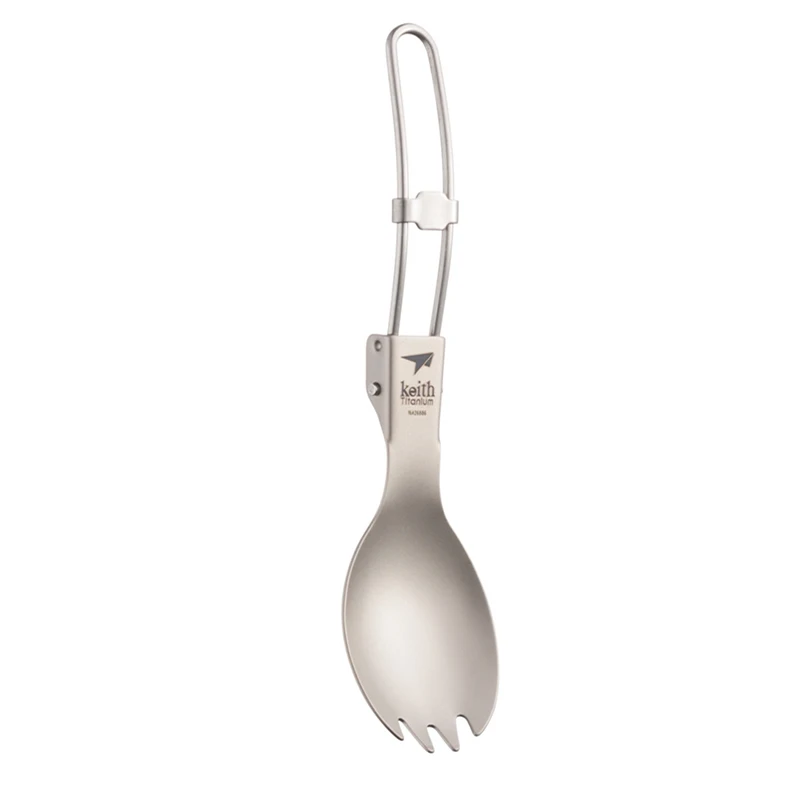 Keith Titanium Spork Foldable  - Camping Cooking Ware review and price