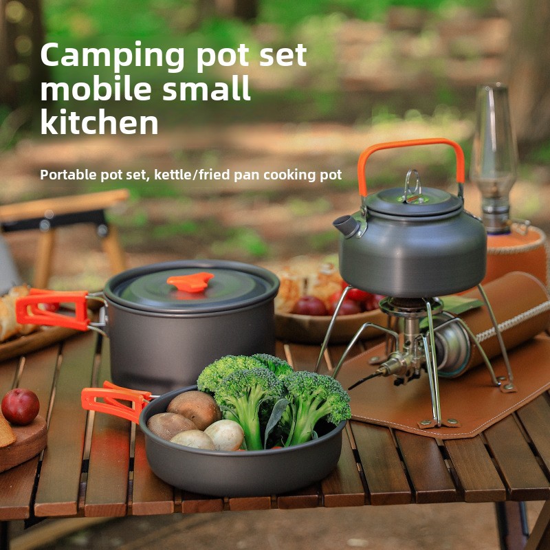 Outdoor Camping Cookware Set f - Camping Cooking Set 2 Person review and price