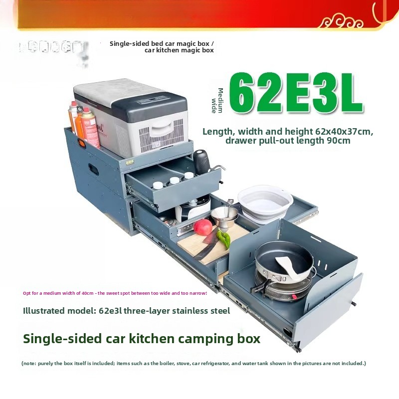 Portable Tailgate Kitchen & St - Camping Cooking Box review and price