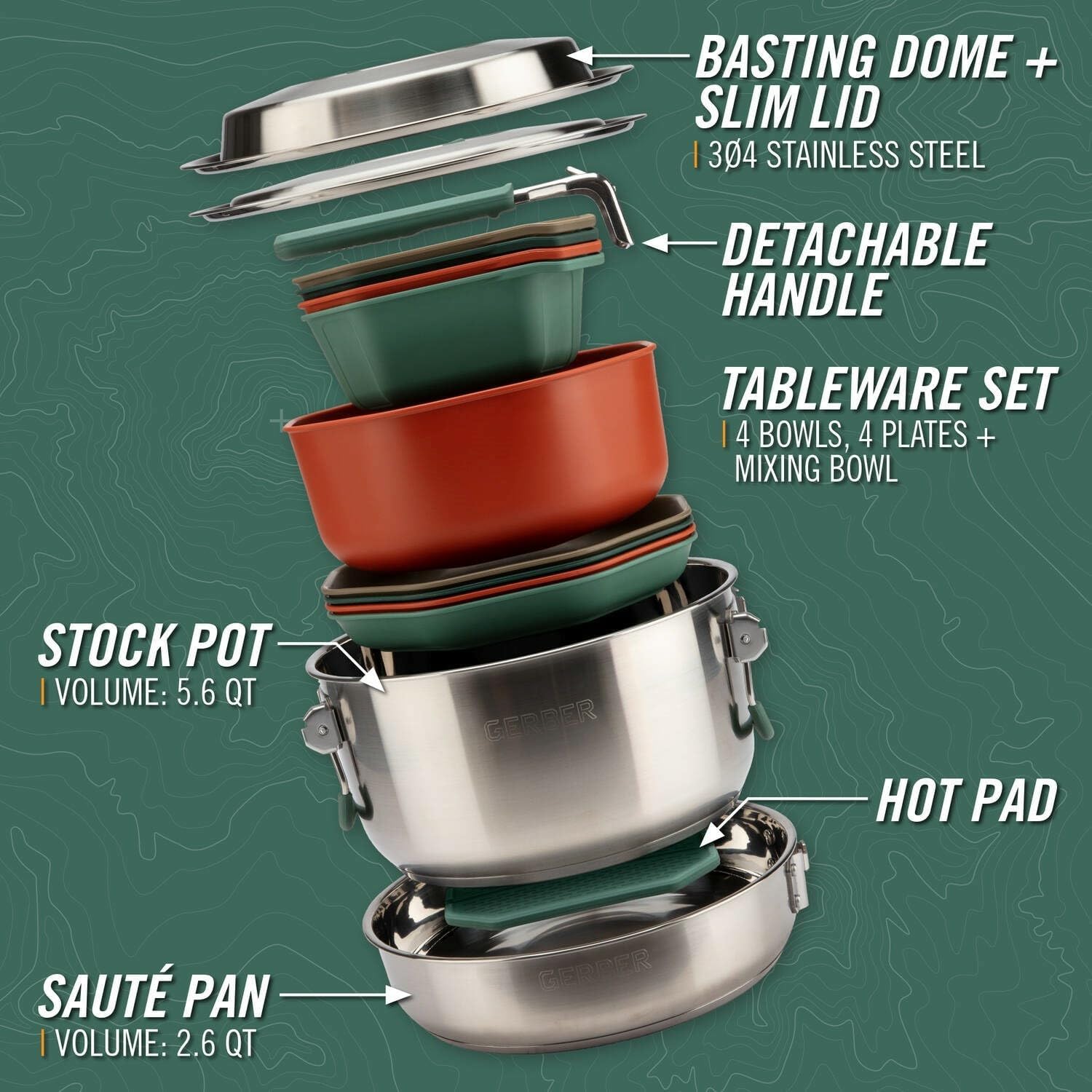 Outdoor Cooking Camping Cookwa - Camping Cooking Set For 4 review and price